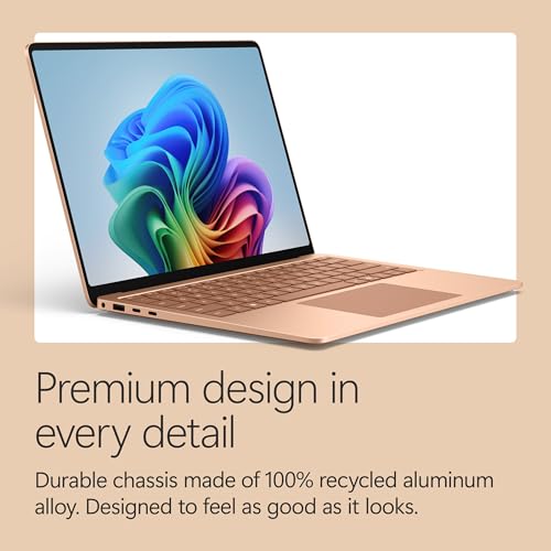 Image of Microsoft Surface Laptop (2026), 13.8-inch Premium Performance Laptop, Snapdragon X2 Elite Processor, Touchscreen Display, 16GB RAM, 512GB SSD Storage, Windows 11 Copilot+ PC Built for AI, Dune