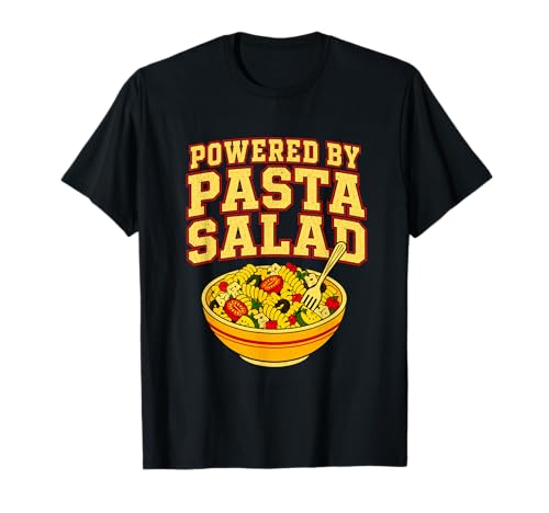 Humour gastronomique rétro athlétique alimenté par la Salade de pâtes T-Shirt