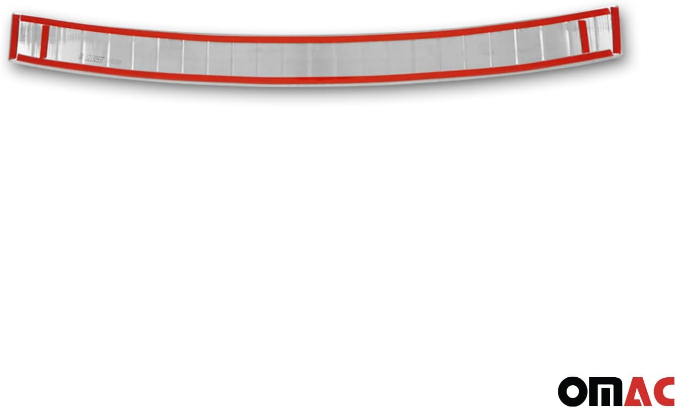 OMAC Rear Bumper Sill Cover Protector for BMW 1 Series F20 F21 2012-2019 Steel