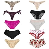Curve Muse - Ropa interior para mujer, paquete al azar, Random R-12 Pcs, Small
