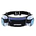URPOWER Running Belt Multifunctional Zipper Pockets Water Resistant Waist Bag, With 2 Water Bottles Waist Pack for Running Hiking Cycling Climbing and for 6.1 inches Smartphones