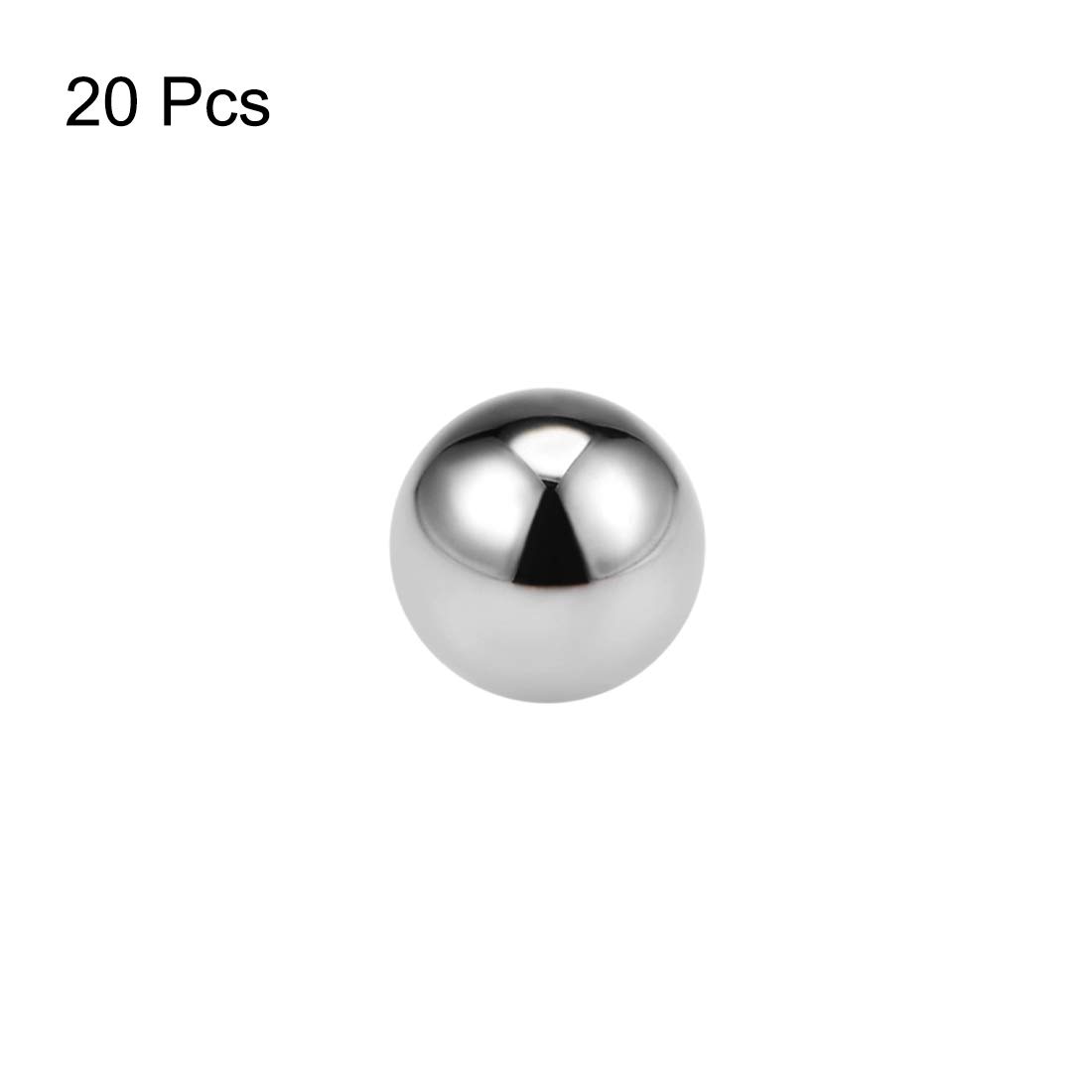 uxcell Precision Balls 10mm Solid Chrome Steel G10 for Ball Bearing Keychain Wheel 20pcs