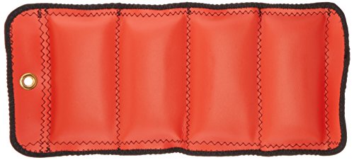 Sammons Preston Cuff Weight, 7.5 lb, Orange, 2 Velcro Strap & D-Ring Closure, Grommet for Easy Hanging, Lead Free Steel Ankle & Wrist Weights, For Strength Building & Injury Rehab, Sold Individually - Thumbnail 3