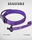 Joytale Taktisches Hundehalsband mit Griff Halsband Hund 3.8 cm Breit Hundehalsband für Große Hunde Verstellbar aus Nylon, Lila, L