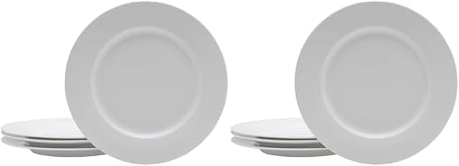 Everyday White 10.75 Inch Dinner Plates (Pack of 2)