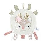 PÄDAGOGISCH WERTVOLL: Das Schmusetuch animiert dein Kind durch den Knistereffekt und die Greifelemente zum Entdecken und Fühlen. So werden spielerisch die motorischen Fähigkeiten geschult.