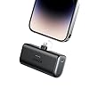 Anker Power Bank, 621 Power Bank with Built-In Lightning Connector, 5,000mAh MFi Certified 12W Portable Charger, Compatible with iPhone 14/14 Pro / 14 Plus / 14 Pro Max, iPhone 13 and 12 Series
