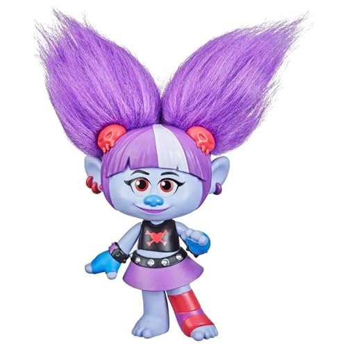 Muñeca DreamWorks Trolls Val con sorpresas en el cabello 22 cm miniatura 1