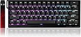 BOYI H60Pro Hollow Aluminum Rapid Trigger Magnetic Switch 60% Mechanical Keyboard,Hall Effect 8K Polling Rate RGB Wired Skeleton Aluminum CNC Gaming Keyboard (Black H60 PBT Keycaps)