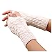 LIANGFANG Armstulpen Winter Gloves Fingerless Knitted for Women, Fingerless Arm Warmers Stulpen Thermal Gloves Fingerless Mittens Fingerlose Handschuhe Warm Stretchy Gloves for Damen