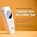 NEW Flasher 2.0 by Nood, IPL Laser Hair Removal Device for Men and Women, Pain-free and Permanent Results, Safe for Whole Body Treatment - Gloss White