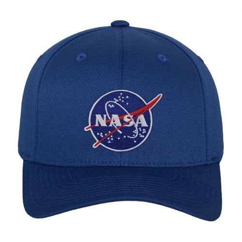 NASA Offizielles Lizenzprodukt Insignia Flexfit Cap (Blau), Groß/X-Large
