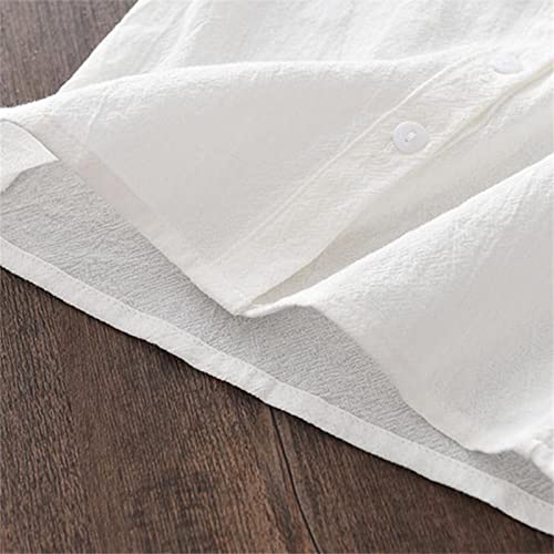 Camiseta para bebês infantil bordado com babado infantil princesa casual 1-7 anos meninas verão (ros