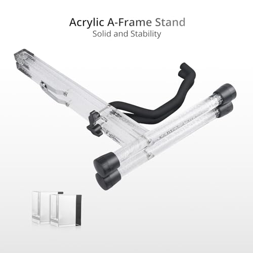 Support de guitare classique anti-rayures stand acrylique stable - 3