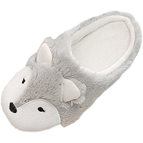 Lovely Fox Thermal Fleece Slippers for Women Cover