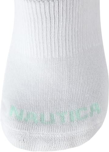 Image of Nautica Women's Quarter Cut Moisture Control Athletic Socks with Cushioned Comfort (12 Pack)