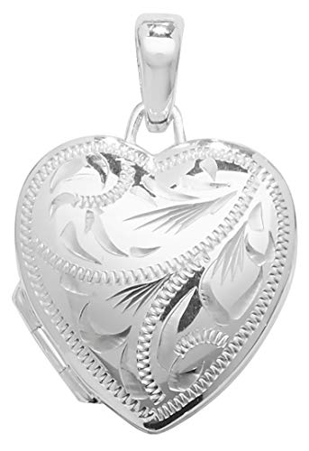 Médaillon femme argent précieux 925 pendentif ovale ciselé WJS14131