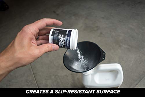 Fine Grit, Clear Anti Slip Paint Additive Floor Grip For Acrylic Sealers & Paints, 4 Oz. For 1 Gallon - Non Skid Paint Additive Creates Strong Slip Resistant Surface & Adds Gritty Texture #TOP6
