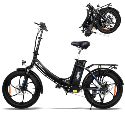 Onesport Bicicleta Eléctrica 20 Fatbike, 7 Velocidades Bicicleta Montaña Plegable Ebike 250w Motor, Extraíble Batería 36 V 10 Ah, Mtb Alcance 45-100 Km, Montaña Carretera E-Bike Onesport Bicicleta Eléctrica 20 Fatbike, 7 Velocidades Bicicleta Montaña Plegable Ebike 250w Motor, Extraíble Batería 36 V 10 Ah, Mtb Alcance 45-100 Km, Montaña Carretera E-Bike