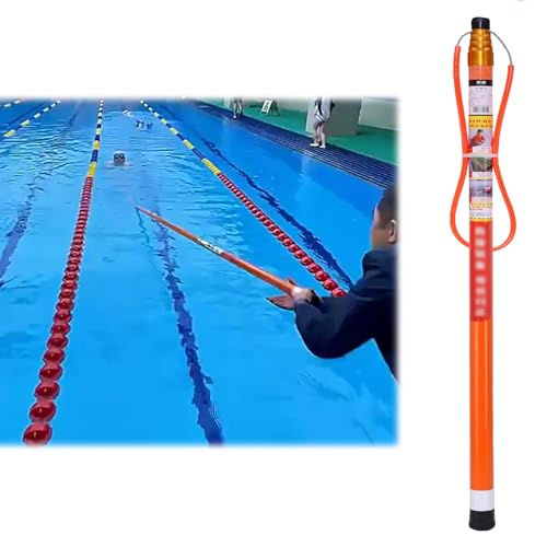Perche de sauvetage extensible pour sécuriser les grands bassins de 4 à 10m