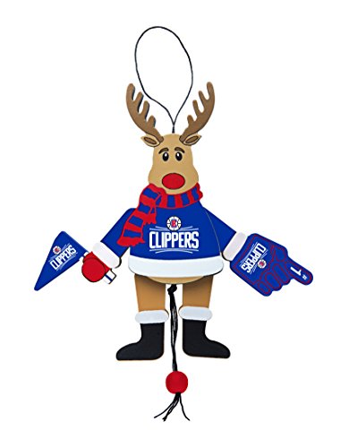 NBA Los Angeles Clippers Wooden Cheer Ornament