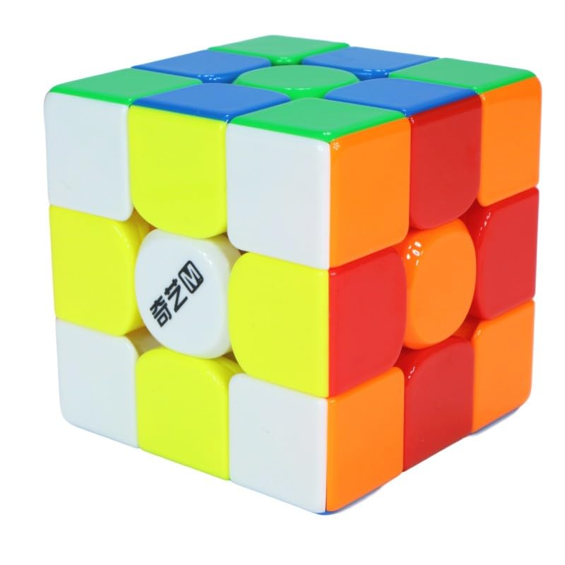 Image of QiYi M PRO 3x3 V2 Pioneer UV Magnetic Speed Cube - MagLev Technology, Ball-Core Magnets, Dual Adjustment (11 Settings), Glossy UV Coated Stickerless 55.5mm Flagship for Competitive Cubing