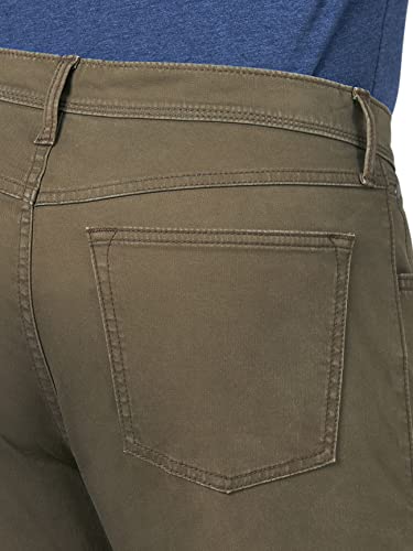 Wrangler Mens Authentics Straight Fit Twill Pant , Thistle ,42W X 30L #TOP4
