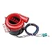 Red Car Electronic Fake Turbo Dump Blow Off Valve BOV Analog Sound Simulator with Pedal Switch Compatible with Buick Chevy Dodge GMC Ford