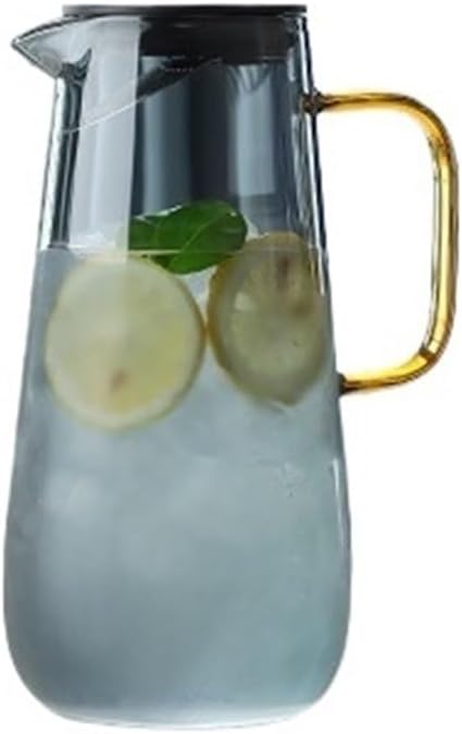 Tea Set Thickened Heat-resistant Glass Water Pitcher Large-capacity Household Kitchen Drinkware Carafe Milk Coffee Tea Pot 1600ml Teapot Set