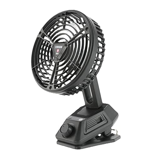 NIHUIFA Ventilador portátil recargable con clip que funciona con pilas, ventilador privado ligero...