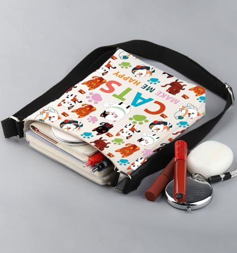 CMNIM Cat Crossbody Bag - Cute Cat Lovers Gifts, Travel Cross Body Purse4