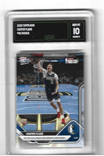 Graded Gem Mint 10 Cooper Flagg 2025 Basketball Rookie Trading