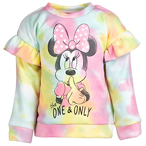 Sweat-shirt Disney Minnie Mouse fille pull polaire à volants taille 6