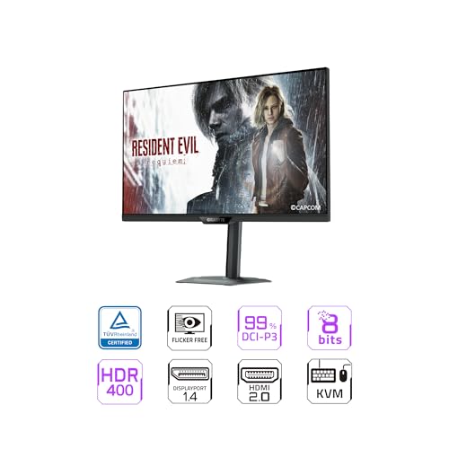Image of GIGABYTE - M27Q2-27 inch SS IPS Gaming Monitor - QHD 2560x1440-200Hz /OC 210Hz - 1ms GTG - AMD FreeSync Premium, G-SYNC Compatible - Type-C KVM - HDMI, DP, Type-C - Height and Tilt Adjustable - Black