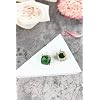 Sparkly Color Glass Post Earrings - Cushion Cut Solid, Square Lever, Round, Semi Precious Glitters Epoxy, For Women