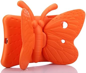 Case for Galaxy Tab S5e 10.5 inch 2019,Kids Light Weight Cute Butterfly Shock Proof EVA Foam Series Kickstand Tablets Cover Case for Samsung Galaxy Tab S5e 10.5" 2019 SM-T720/T725/T727 Orange