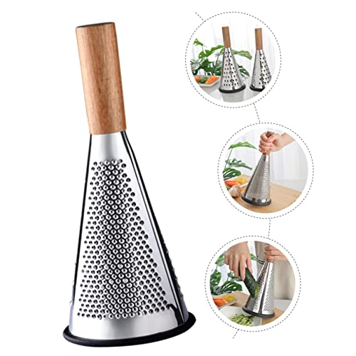 Rallador de Queso Cónico de Acero Inoxidable con Mango Ergonómico miniatura 4
