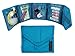 Yazzii Craft Travel Wallet - Portable & Multifunctional Craft Purse - 4 Pocket Holder for Notions, Credit Cards, Jewelry, Accessories, Medicine, & More! Aqua