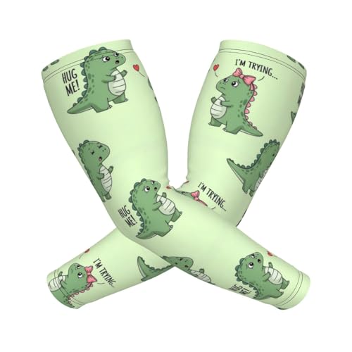 VAFZASC Men Women Tattoo Cover Arm Sleeves Dinosaur Lovers