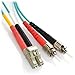 CP Technologies GLCST-04-10G LC-ST 4M MULTIMODE DUPLEX 10GIG LSR 50/125MICRON AQUA TAA COMPLIANT