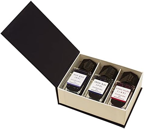 Pilot Iroshizuku Mini Fountain Pen Ink - 15 ml Bottle 3 Colors Set - AS/SNK/YB (Japan Import)