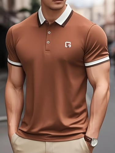 Image of POSHAX Men Polo Shirt|Cotton Blend|Regular Fit