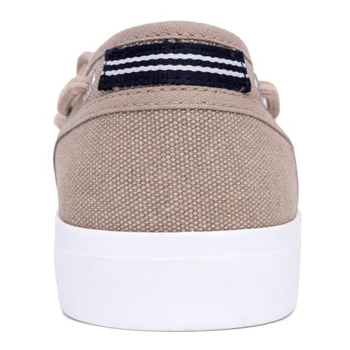 Image of Nautica Men's Casual Boat Shoes, Moc-Toe Loafers with Cushioned Insole, Deck Fashion Sneaker