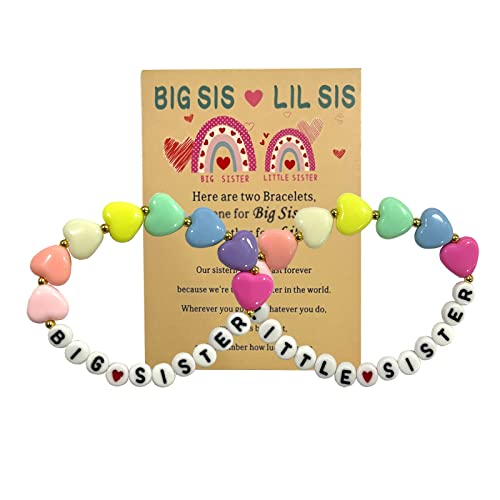 Image of Sister's Big Bracelet Gift, Little Girls' Sister Jewelry