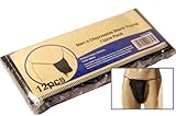 Ideal bei ölreichen Massagen Clap Tzu Einwegslips für Männer - Einmal Unterhosen im 12er Pack