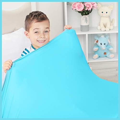 Sensory Compression Blanket | Lycra Bed Sheet for Kids & Adults | Deep Relaxing Feeling, Release Oxytocin | Helps with: SPD, Anxiety, ADHD, Autism and More | Breathable, Cool & Stretchable | Single