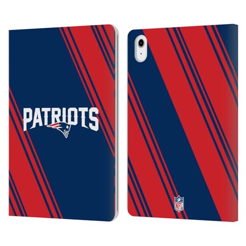 Funda New England Patriots iPad Air 2022 libro cuero carcasa NFL rayas