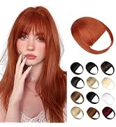 Wodelanle Bangs Hair Clip in Bangs, Fake Bangs Natrual Clip in Hair Extensions, Easy to Use Faux ...