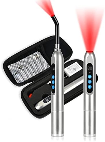 MCWOFI Cold Sore Red Light Therapy Device for Cold Sore Treatment and Lip Sore,Pain Relief,with 660nm and 850nm wavelengths