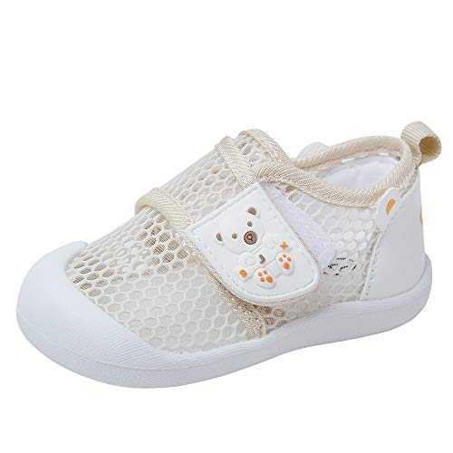 Baby Boys Girls Comfortable Breathable Mesh Outdoor Sneakers Summer Sandals Toddler Shoes (3.5 M US Toddler, Khaki)